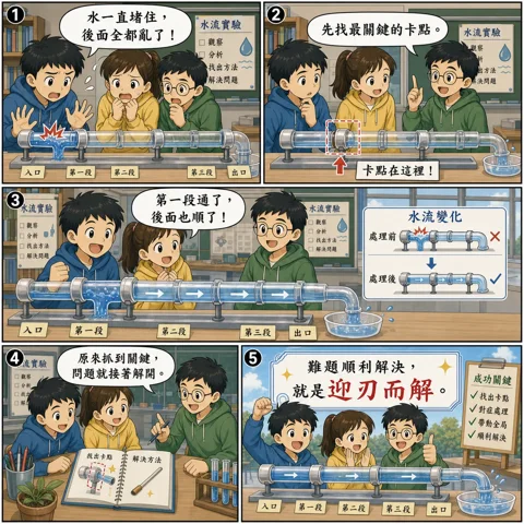 迎刃而解成語漫畫縮圖