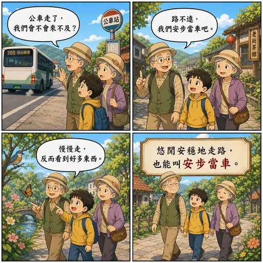 安步當車成語漫畫縮圖