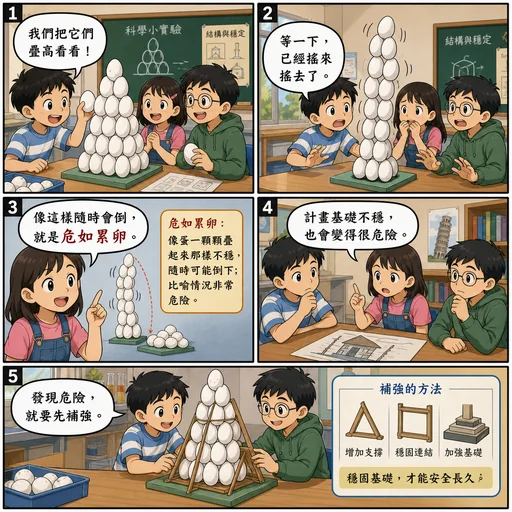 危如累卵成語漫畫縮圖