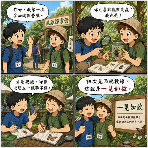 一見如故成語漫畫縮圖