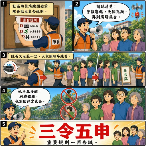 三令五申成語漫畫縮圖