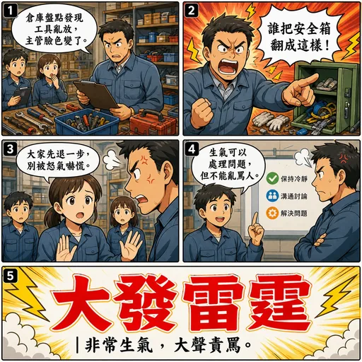 大發雷霆成語漫畫縮圖