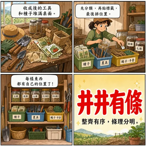井井有條成語漫畫縮圖