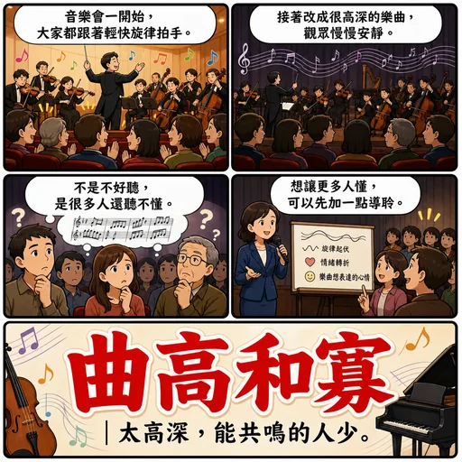 曲高和寡成語漫畫縮圖