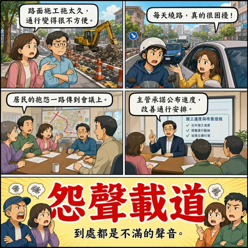 怨聲載道成語漫畫縮圖