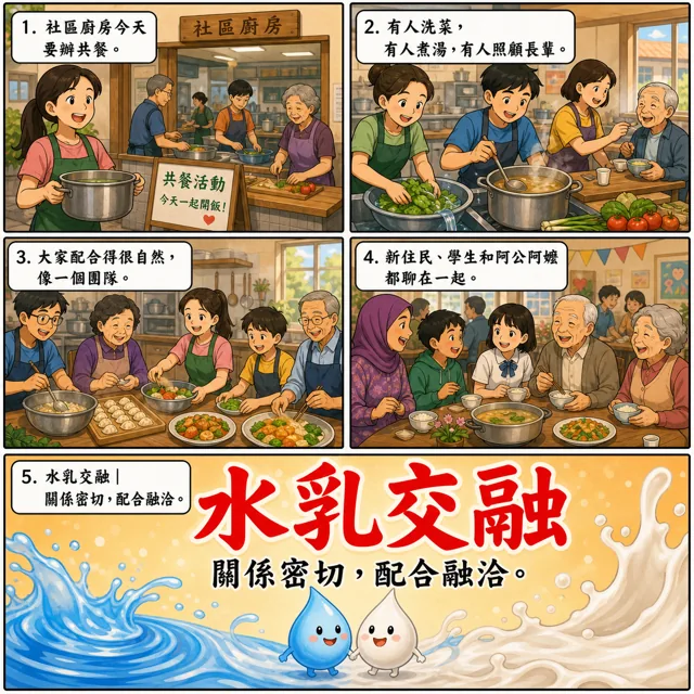 水乳交融成語漫畫縮圖