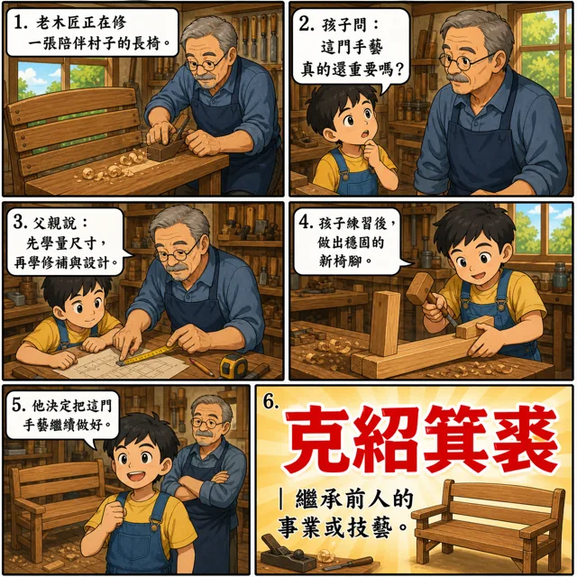 克紹箕裘成語漫畫縮圖