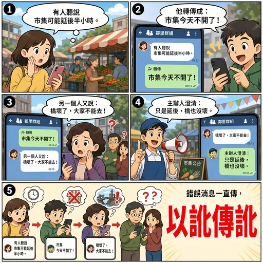 以訛傳訛成語漫畫縮圖