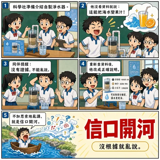 信口開河成語漫畫縮圖
