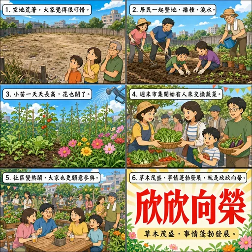 欣欣向榮成語漫畫縮圖