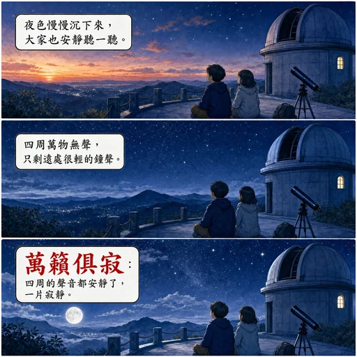 萬籟俱寂成語漫畫縮圖