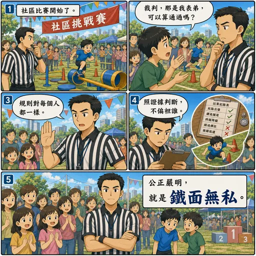 鐵面無私成語漫畫縮圖