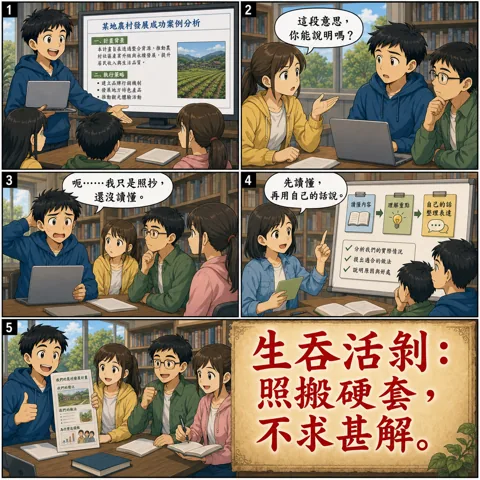 生吞活剝成語漫畫縮圖