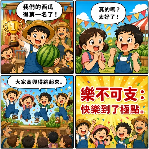 樂不可支成語漫畫縮圖