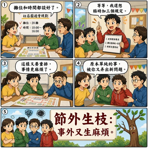 節外生枝成語漫畫縮圖