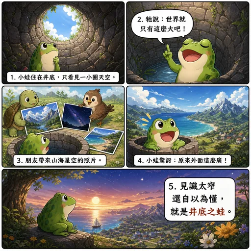 井底之蛙成語漫畫縮圖