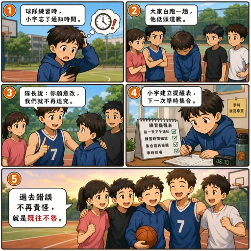 既往不咎成語漫畫縮圖