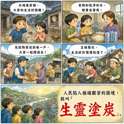 生靈塗炭成語漫畫縮圖
