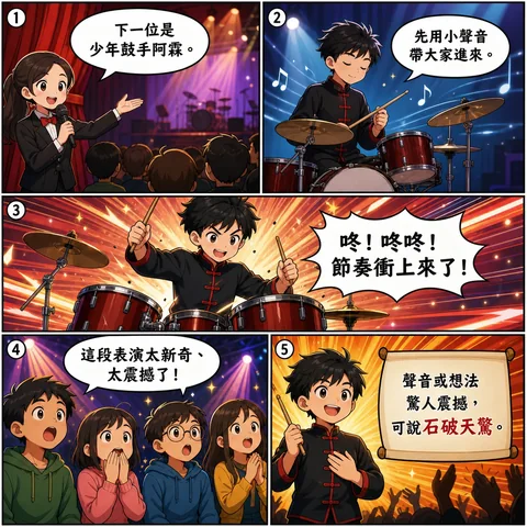 石破天驚成語漫畫縮圖