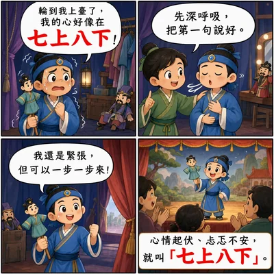 七上八下成語漫畫縮圖
