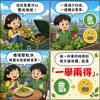 一舉兩得成語漫畫縮圖