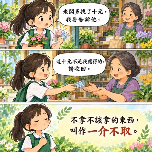 一介不取成語漫畫縮圖