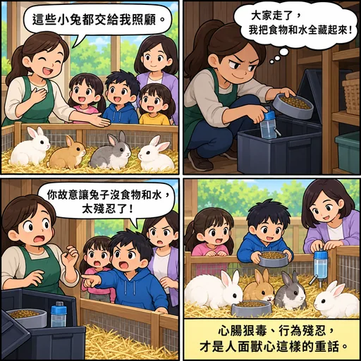 人面獸心成語漫畫縮圖