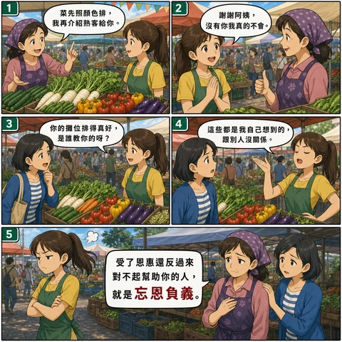 忘恩負義成語漫畫縮圖