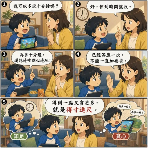 得寸進尺成語漫畫縮圖