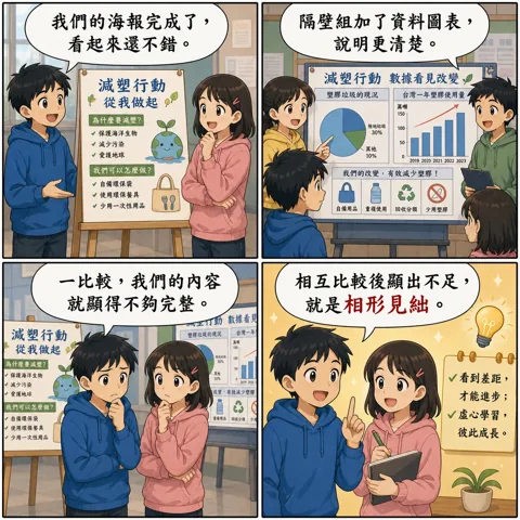 相形見絀成語漫畫縮圖