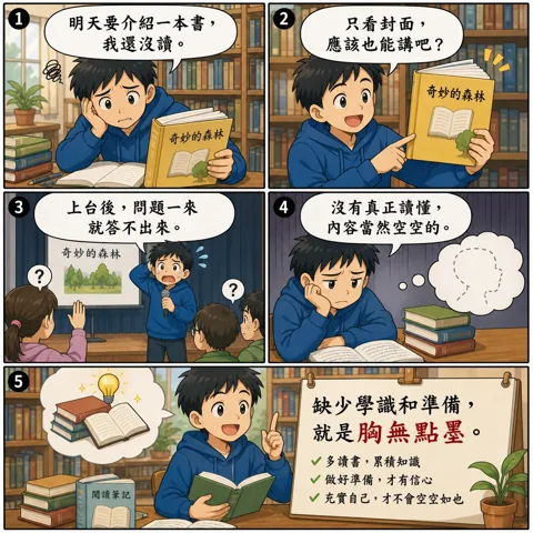 胸無點墨成語漫畫縮圖