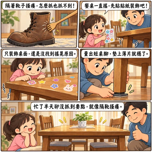 隔靴搔癢成語漫畫縮圖