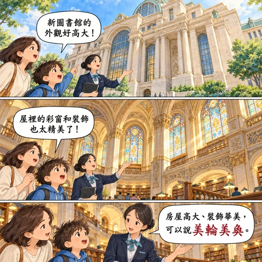 美輪美奐成語漫畫縮圖