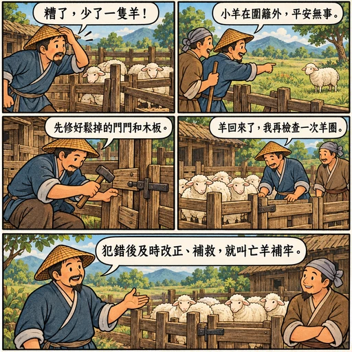 亡羊補牢成語漫畫縮圖