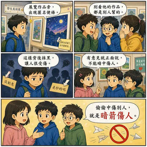 暗箭傷人成語漫畫縮圖