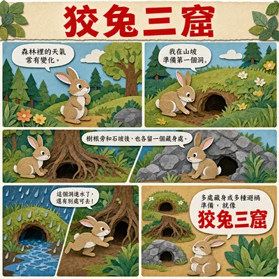 狡兔三窟成語漫畫縮圖
