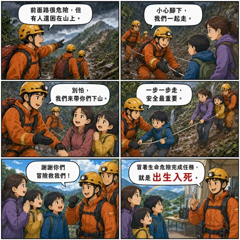 出生入死成語漫畫縮圖