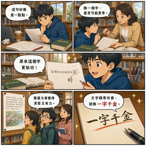 一字千金成語漫畫縮圖