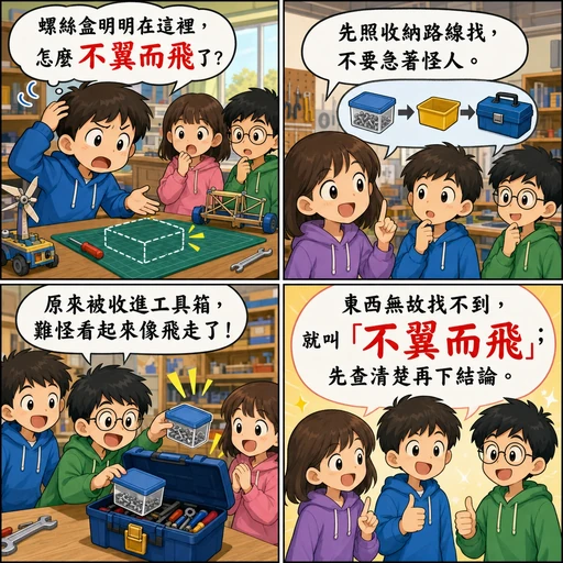 不翼而飛成語漫畫縮圖
