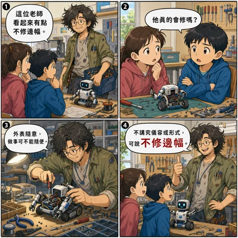 不修邊幅成語漫畫縮圖