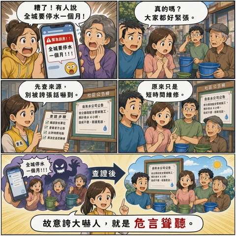 危言聳聽成語漫畫縮圖