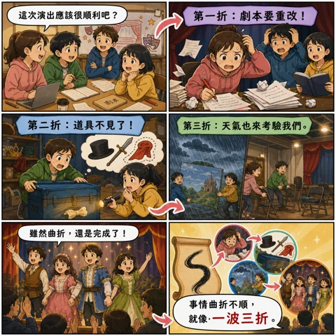 一波三折成語漫畫縮圖