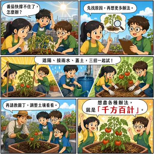 千方百計成語漫畫縮圖