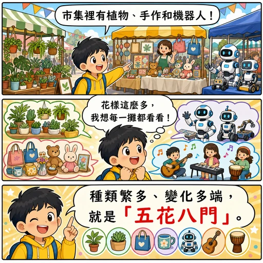 五花八門成語漫畫縮圖