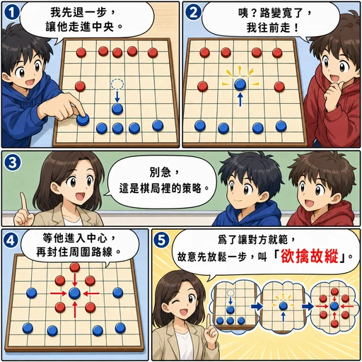欲擒故縱成語漫畫縮圖