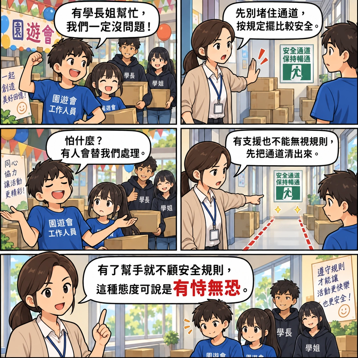 有恃無恐的 AI 生成成語漫畫