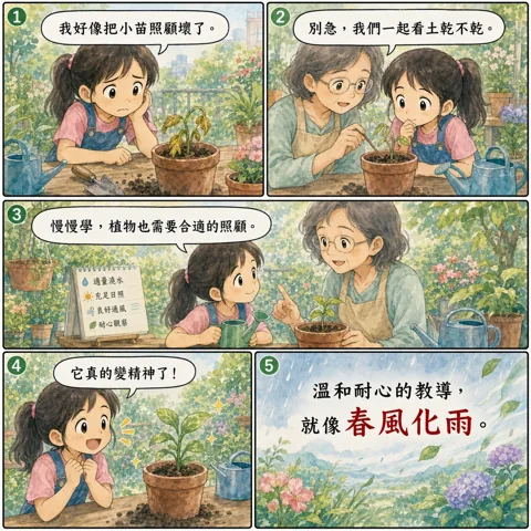 春風化雨成語漫畫縮圖