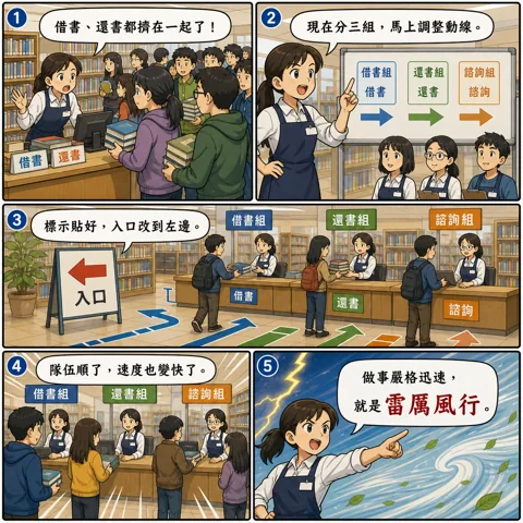 雷厲風行成語漫畫縮圖
