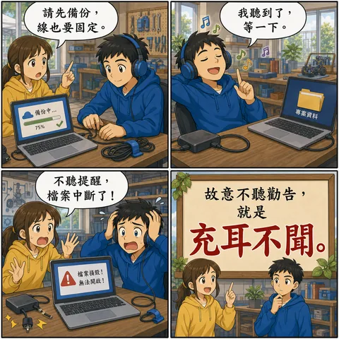充耳不聞成語漫畫縮圖