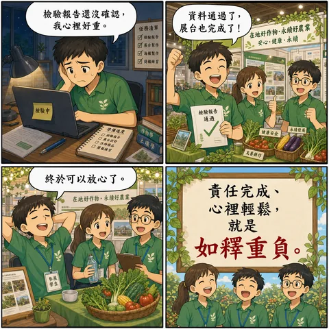 如釋重負成語漫畫縮圖